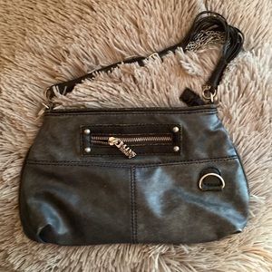 Miss Sixty distressed shoulder bag/wristlet